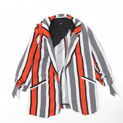 River Island Women's Multicoloured Striped Blazer Size 6