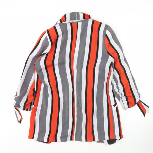 River Island Women's Multicoloured Striped Blazer Size 6