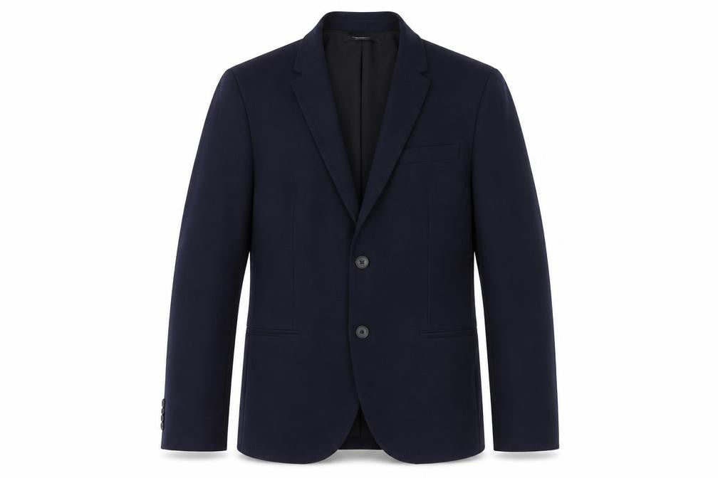 Zara Men's Blue Blazer - M, Regular Fit, Formal