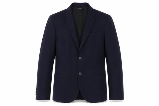 Zara Men's Blue Blazer - M, Regular Fit, Formal