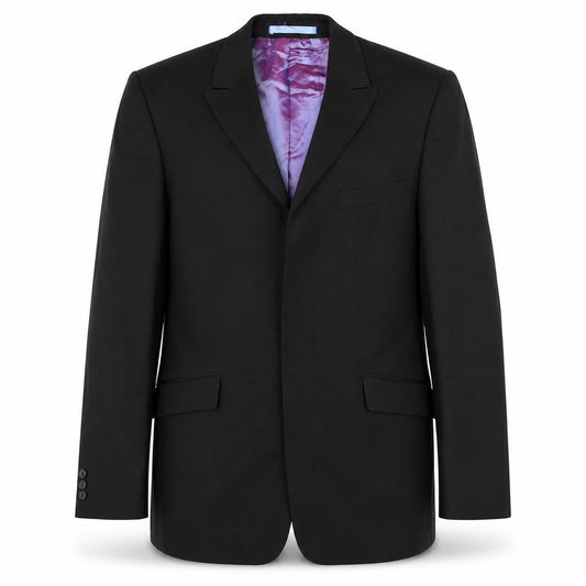 Burton Men's Black Blazer, Size L, Long Fit