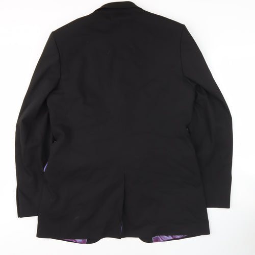 Burton Men's Black Blazer, Size L, Long Fit