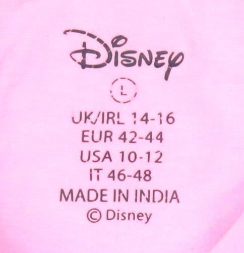 Disney Women's Pink Minnie Mouse Nightshirt, L - T-Shirt Style