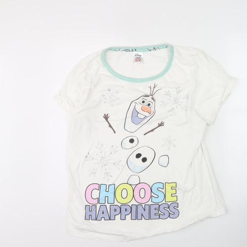 Disney Frozen Nightshirt Women White Size 16-18