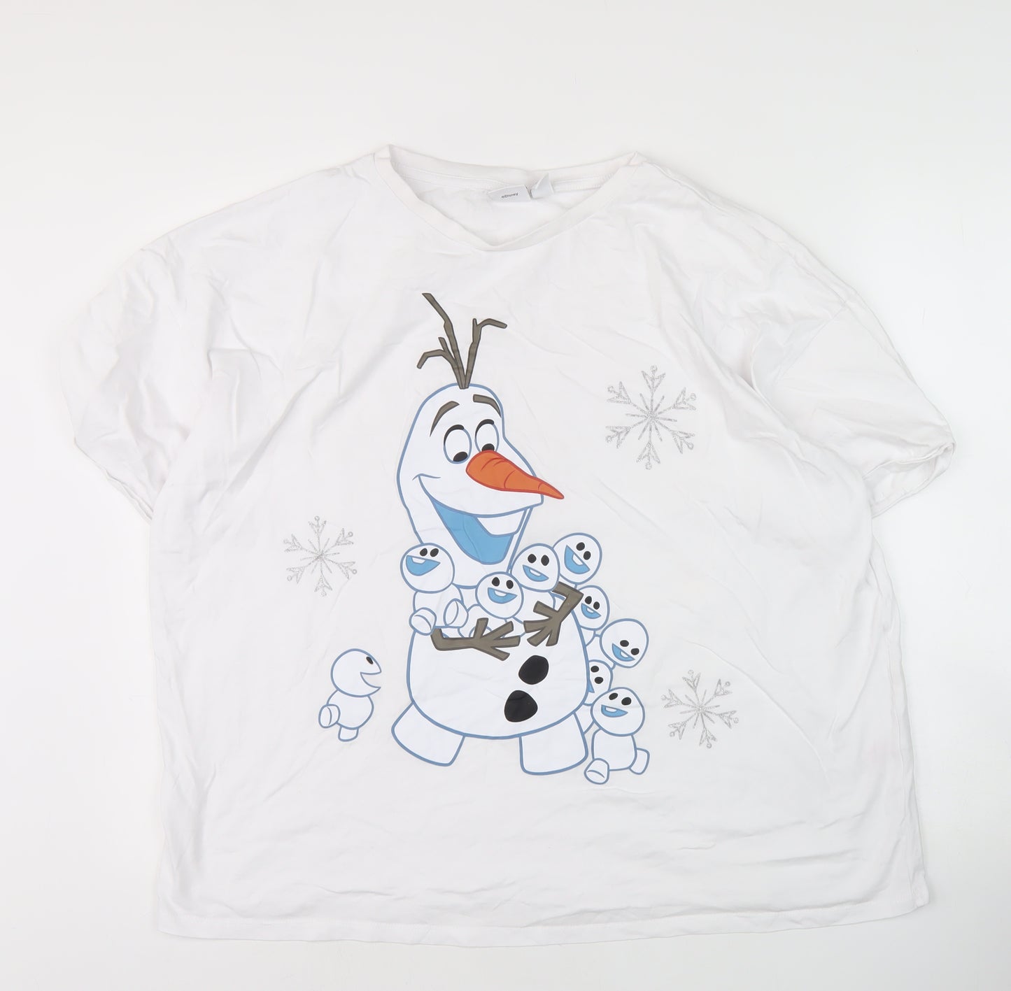 Disney Women’s White XL Frozen T-Shirt