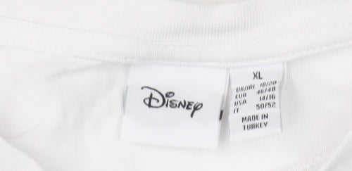 Disney Women’s White XL Frozen T-Shirt