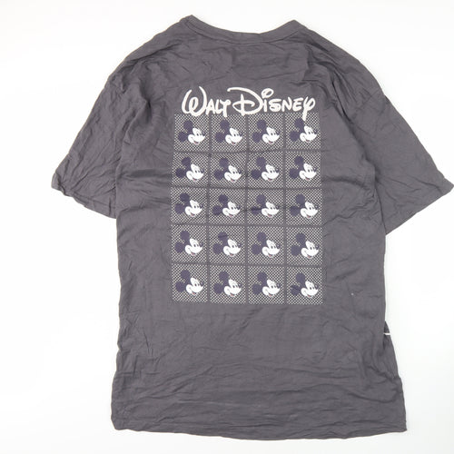Disney Mickey Mouse Grey T-Shirt Nightshirt L