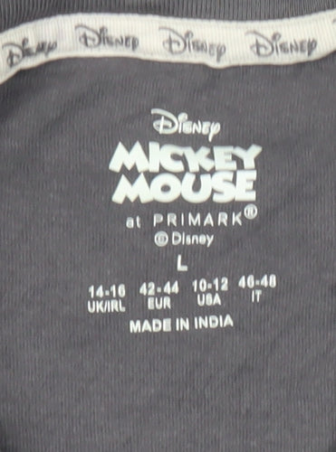 Disney Mickey Mouse Grey T-Shirt Nightshirt L