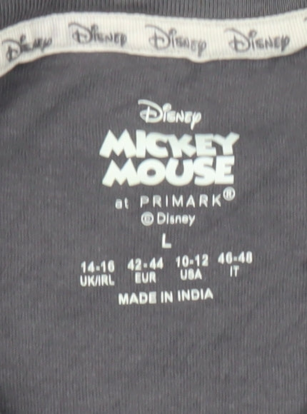 Disney Mickey Mouse Grey T-Shirt Nightshirt L