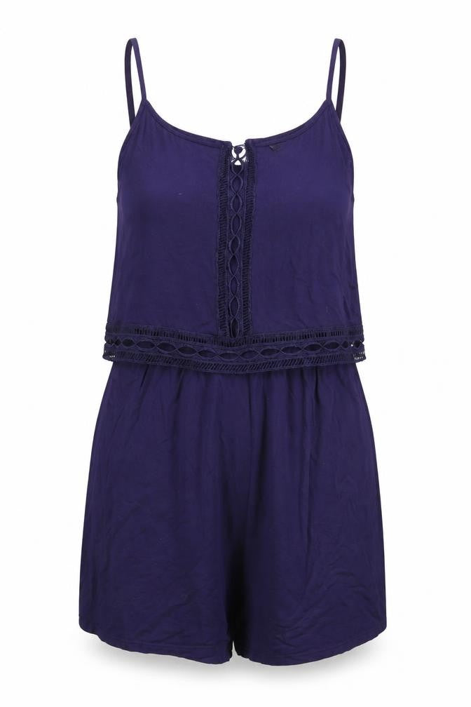 Dorothy Perkins Women's Purple Playsuit, Size 10, Casual Summer