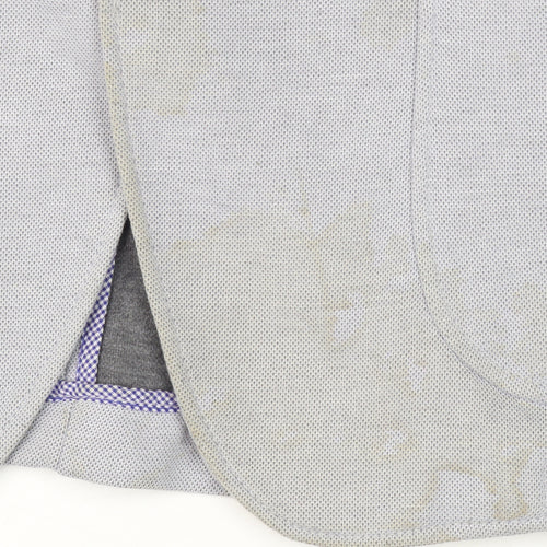 Zara Man Grey Slim Fit Blazer - Men’s 36