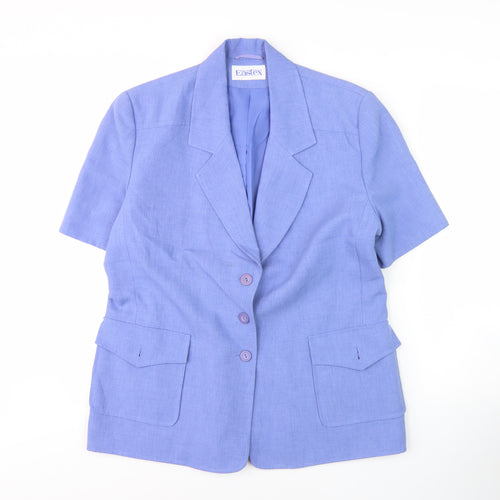 Eastex Women's Blue Suit Jacket Size 14