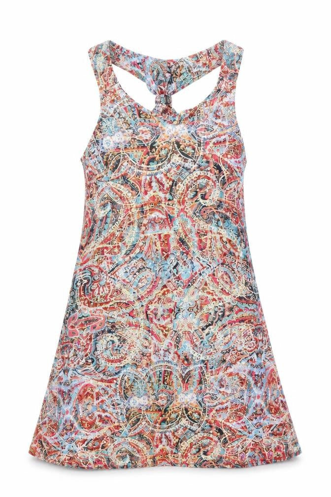 Front view of Cynthia Rowley Women's Multicoloured Mini Dress, Medium