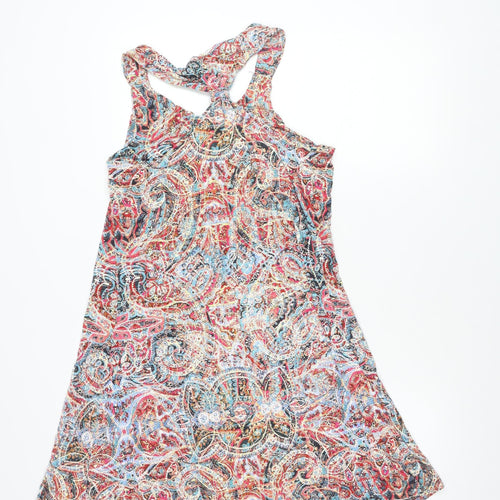 Cynthia Rowley Women's Multicoloured Mini Dress, Medium