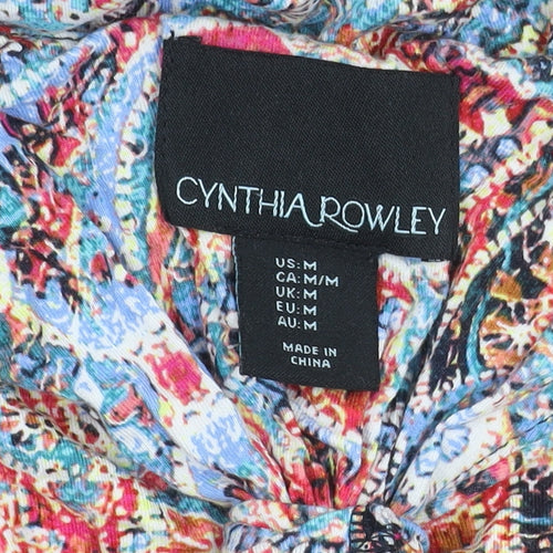 Cynthia Rowley Women's Multicoloured Mini Dress, Medium