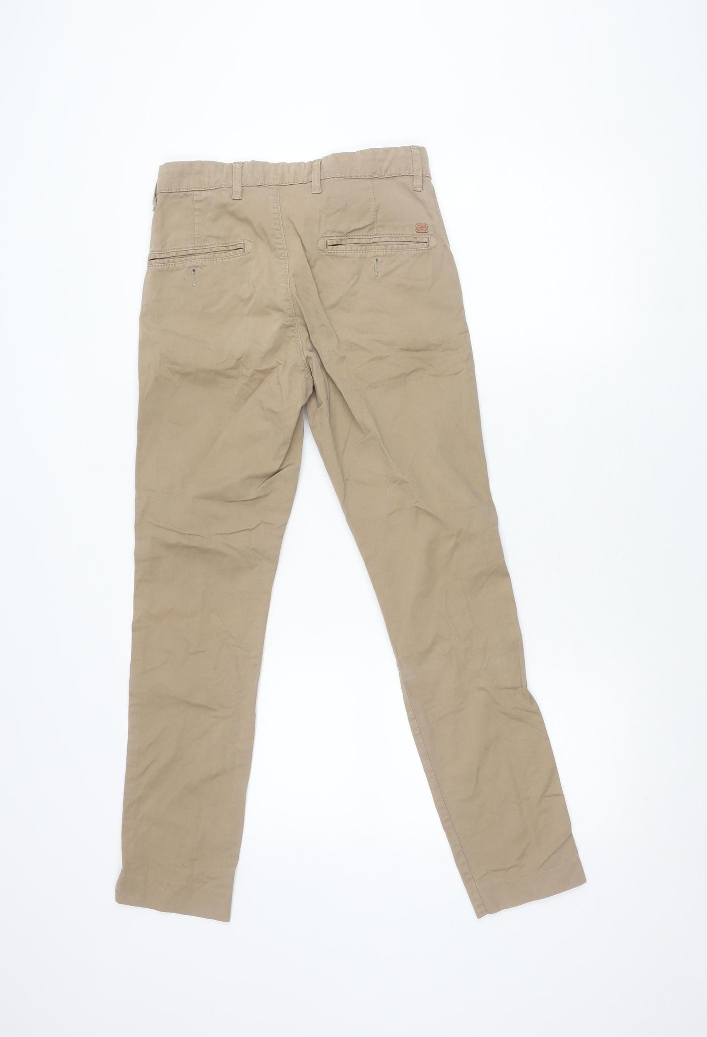 Celio Beige Chino Trousers, Slim Fit, Size S, Casual Style