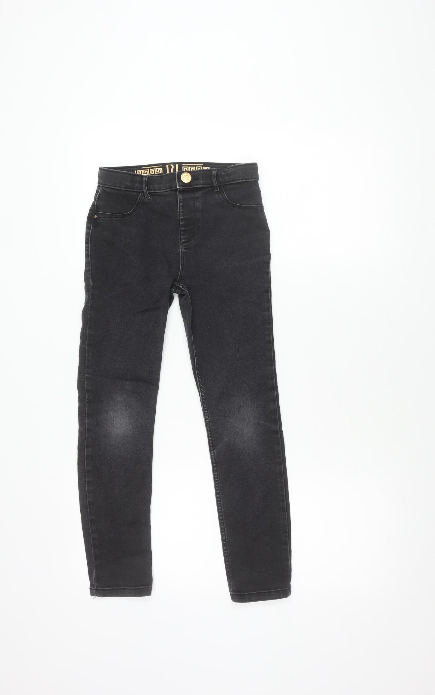 River Island Girls Black Skinny Jeans 9 Years Casual Wear