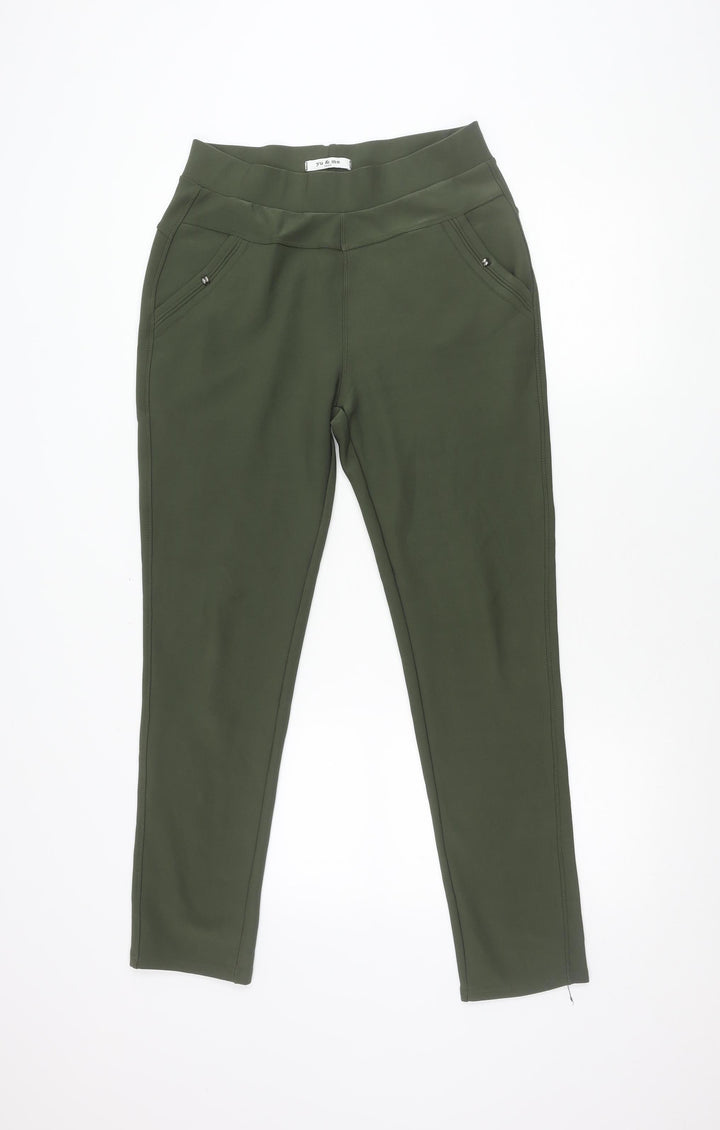 Yu & Me Paris Women's Green Skinny Jeggings XL