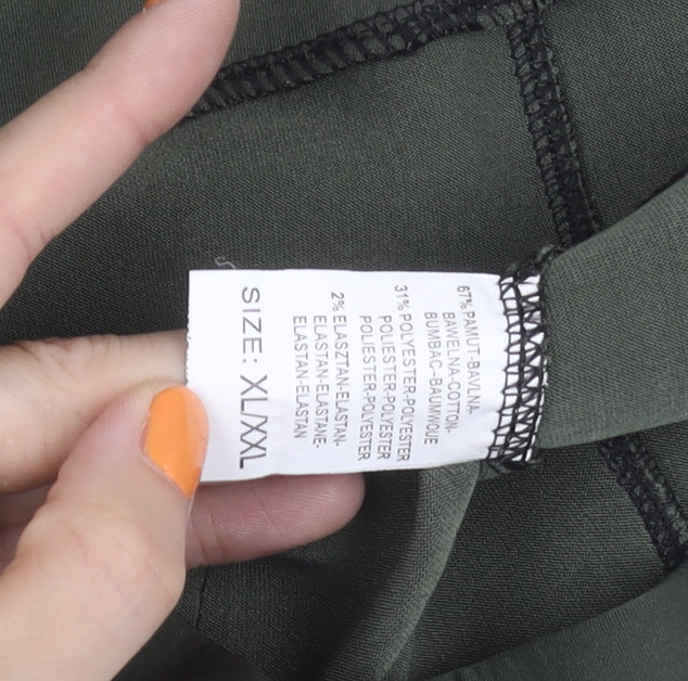 Yu & Me Paris Women's Green Skinny Jeggings XL