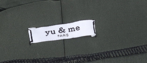 Yu & Me Paris Women's Green Skinny Jeggings XL