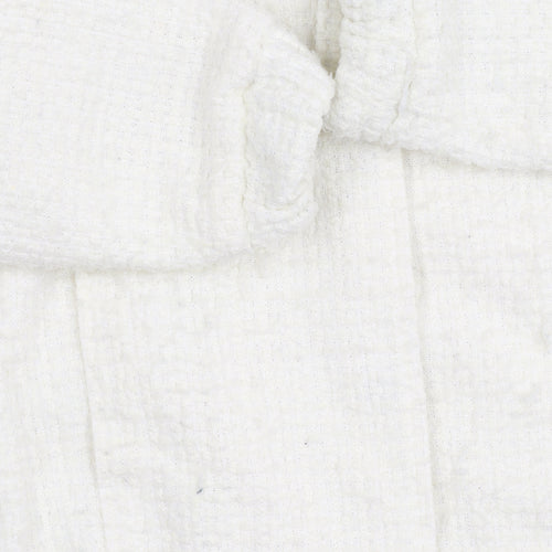 M&Co Women's White Polyester Jacket Size 16
