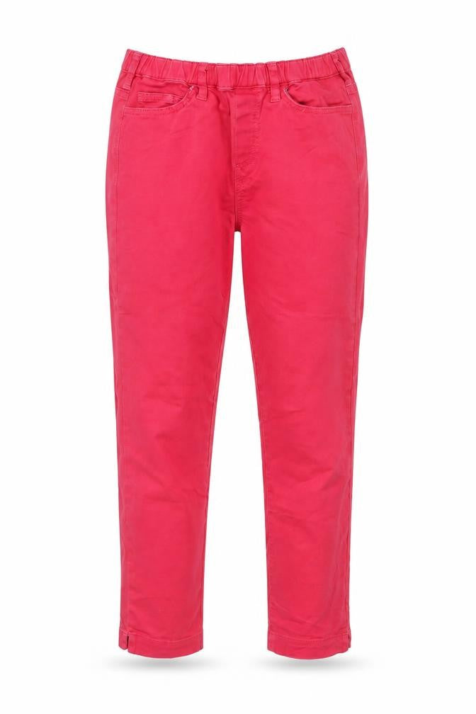 Front view of White Stuff Women's Red Jegging Capri Jeans, size 8