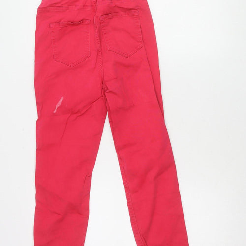 White Stuff Women's Red Jegging Capri Jeans Size 8