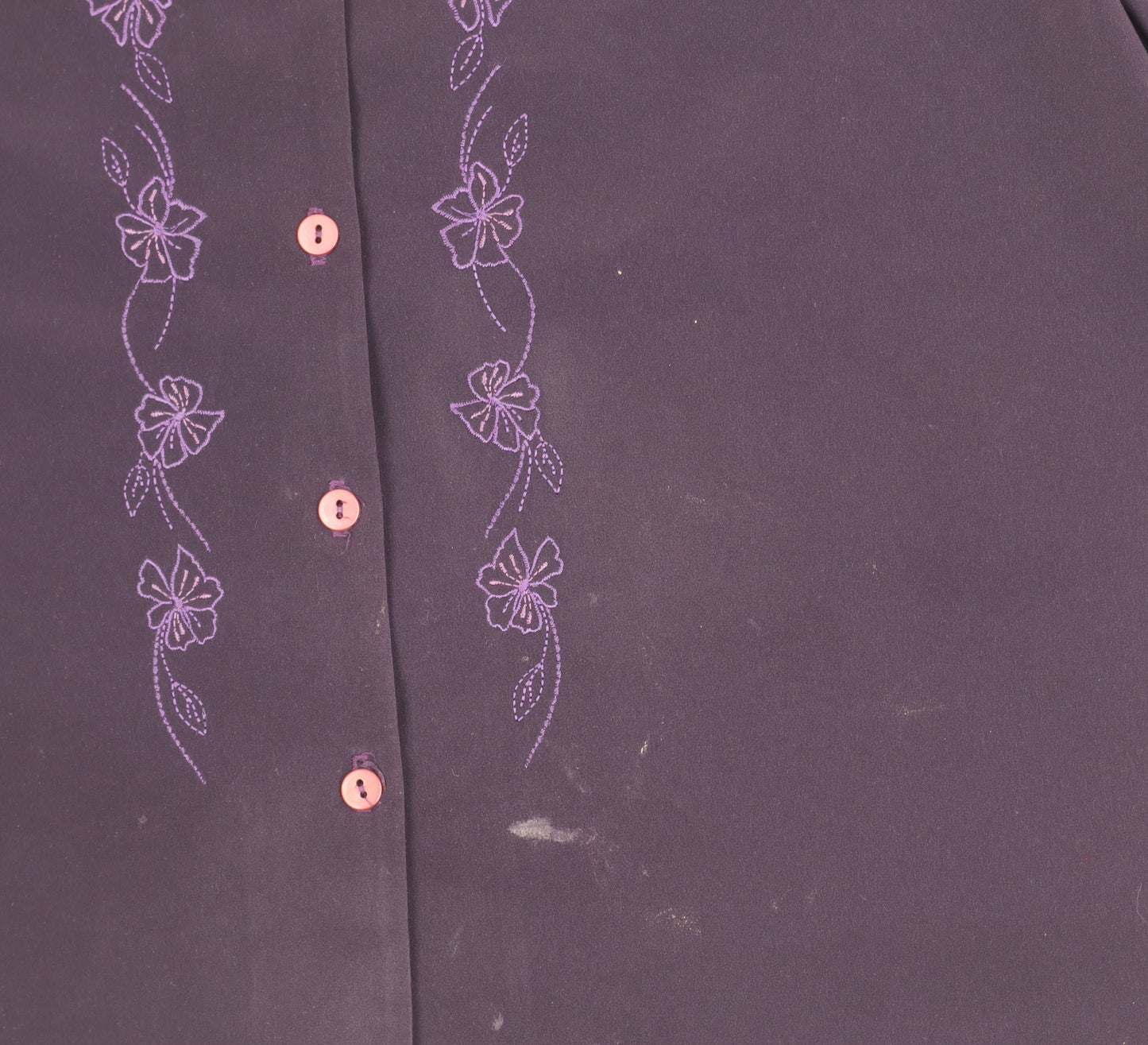 Michael Gold Women's Purple Button-Up Shirt Size 22