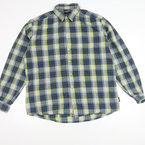 Sherpa Men's Multicoloured Plaid Long Sleeve Shirt 2XL