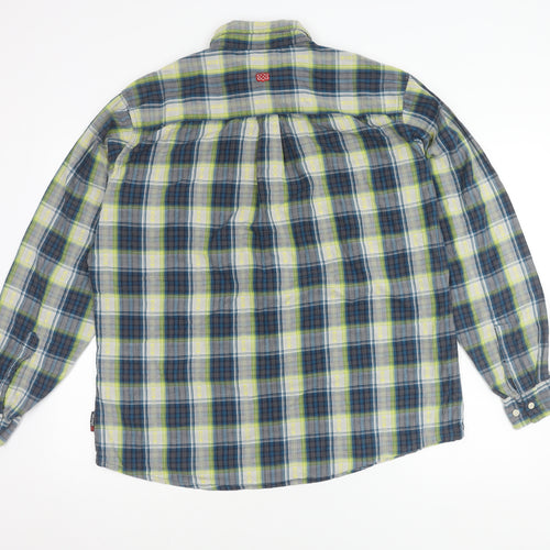 Sherpa Men's Multicoloured Plaid Long Sleeve Shirt 2XL