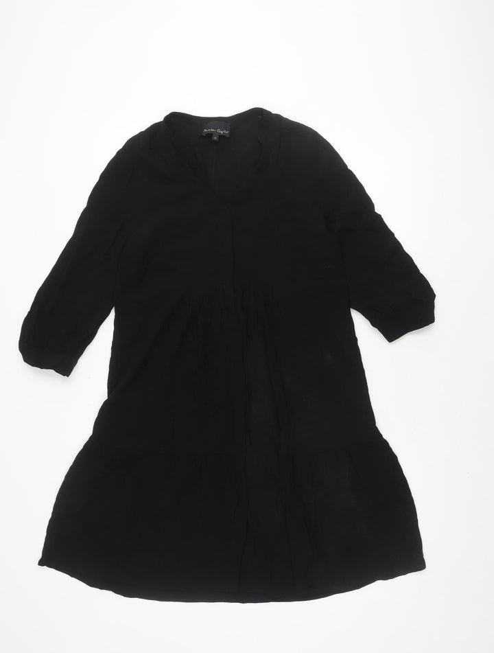 Phase Eight Women's Black Viscose Dress Size 12