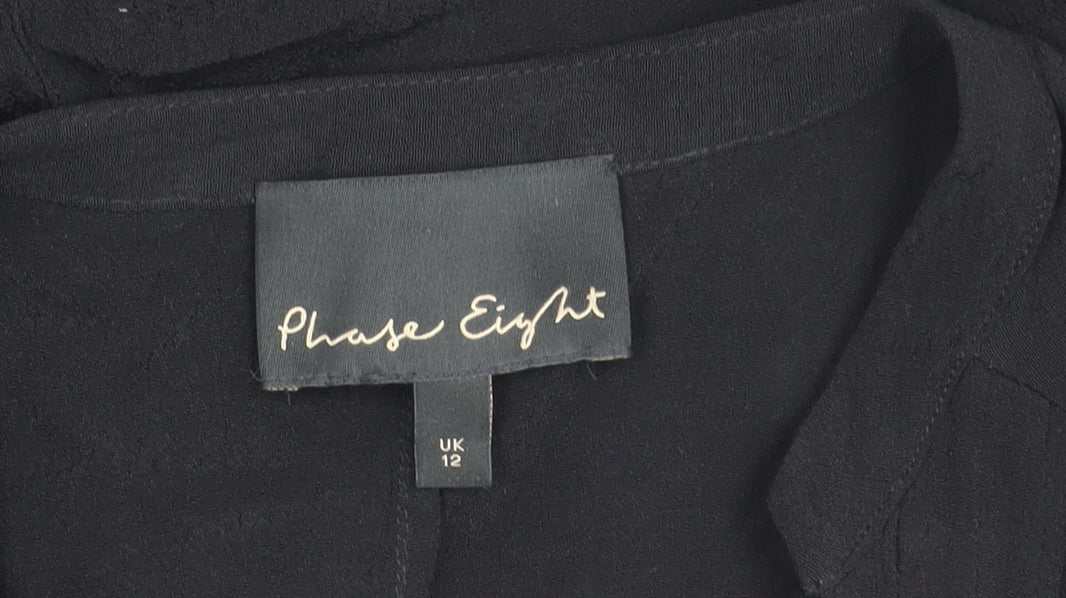 Phase Eight Women's Black Viscose Dress Size 12