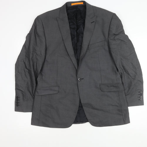 Ben Sherman Men's Grey Blazer, Size 42, Short