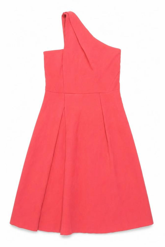 Whistles Women's Red Wool Dress Size 14