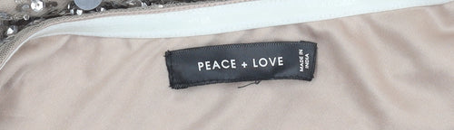 Peace + Love Women's One Shoulder Sequin Dress