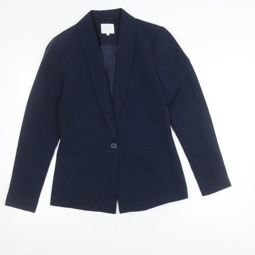 Vila Women's Blue Blazer Suit Jacket, Size 6, Regular Fit