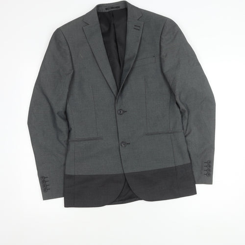 Next Men's Grey Blazer, 36 Regular, Business/Formal