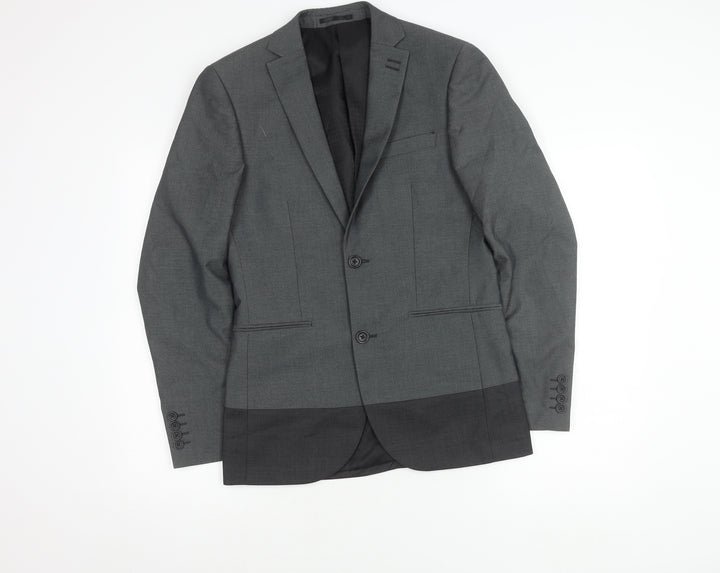 Next Men's Grey Blazer, 36 Regular, Business/Formal
