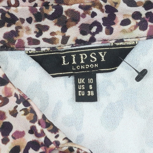 Lipsy London Women's Multicoloured Strapless Dress