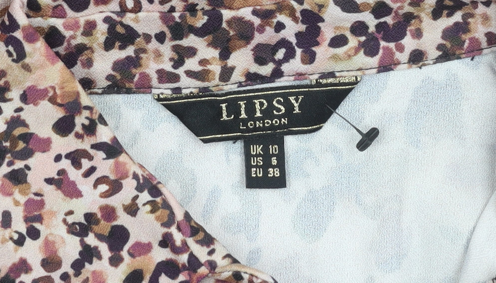 Lipsy London Women's Multicoloured Strapless Dress