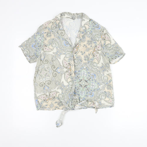 Only Women Multicoloured Paisley Blouse Size 14