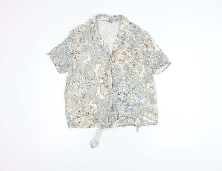 Only Women Multicoloured Paisley Blouse Size 14