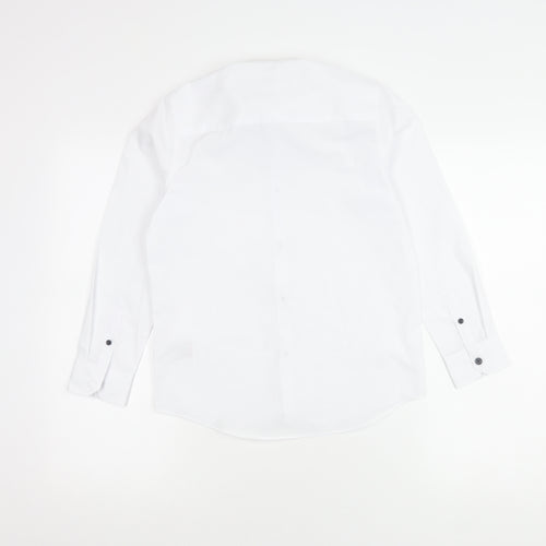 Next Boys White Dress Shirt Trousers Uniform Long Sleeve 10-11Y