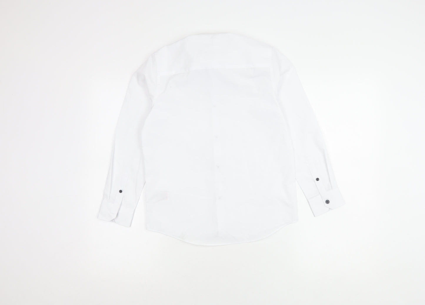 Next Boys White Dress Shirt Trousers Uniform Long Sleeve 10-11Y