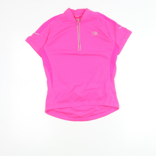 Karrimor Girls Pink Cycling Jersey T-Shirt Size 14