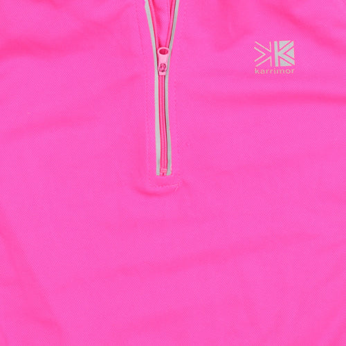 Karrimor Girls Pink Cycling Jersey T-Shirt Size 14