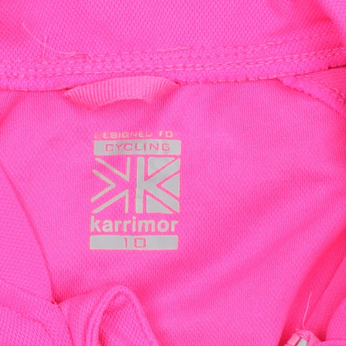 Karrimor Girls Pink Cycling Jersey T-Shirt Size 14