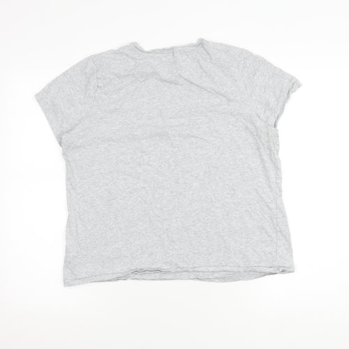 Puma Men's XL Grey Crew Neck Logo T-Shirt