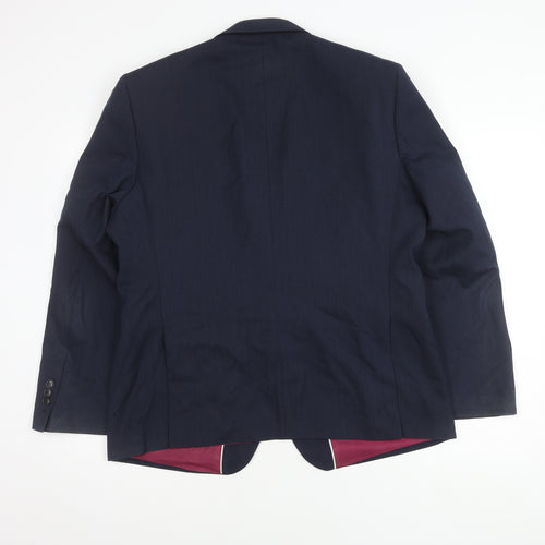 Marks and Spencer Men's Blue Blazer, 44, Single-Breasted