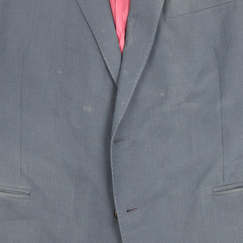 Marks and Spencer Men's Blue Blazer, 44, Single-Breasted